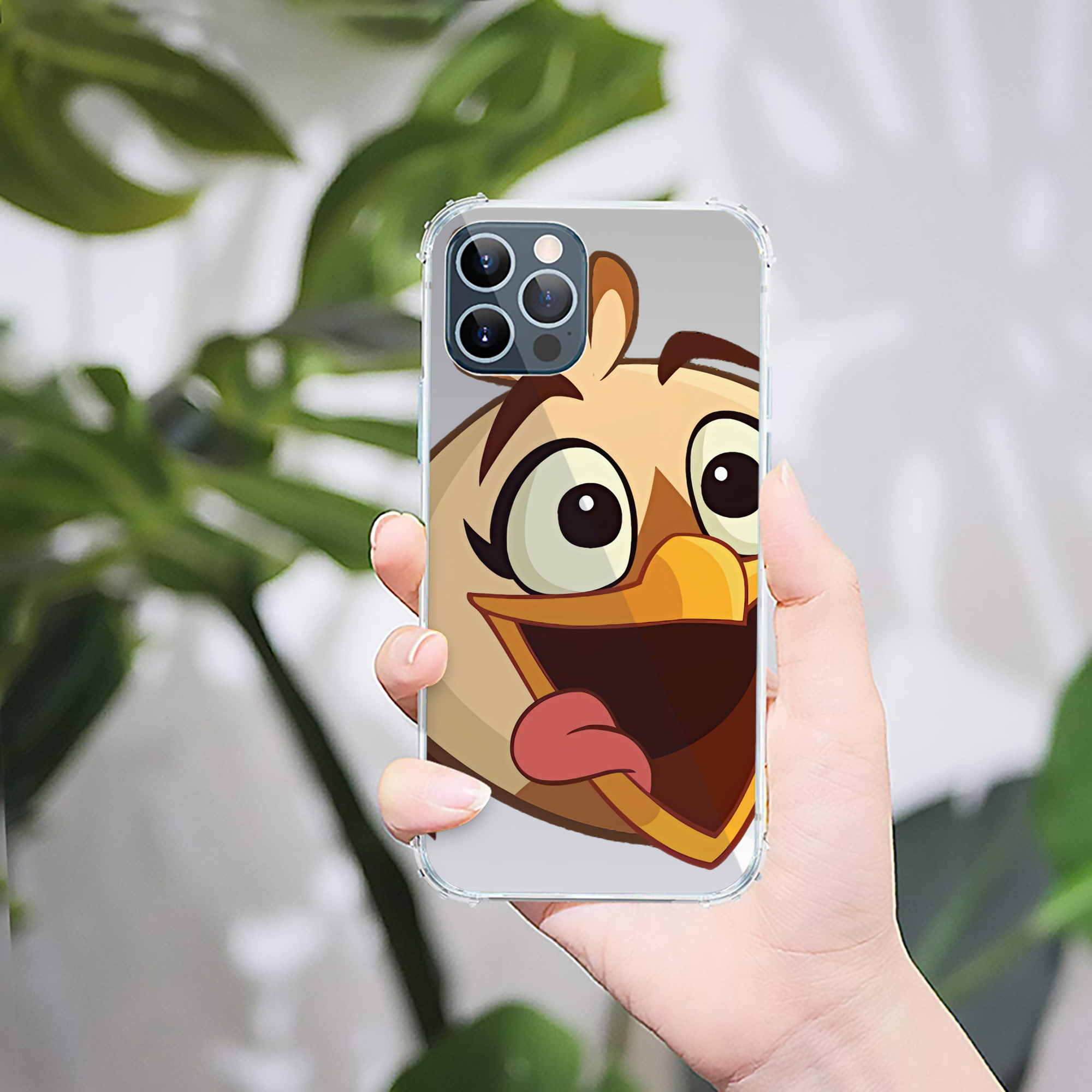 （画像用） Angry Birds アングリーバード 【iPhone 12シリーズ対応】透明スマホケース（クリアソフトケース）